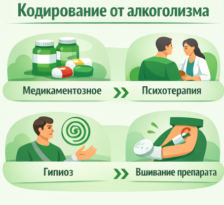 кодирование от алкоголизма в Новомосковске Санати